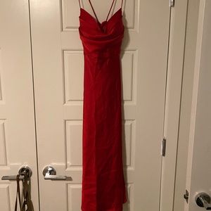NWT red slip dress